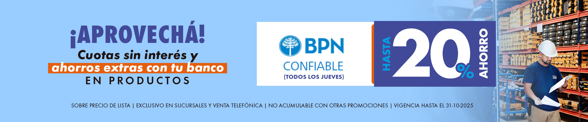 Promocion con Confiable