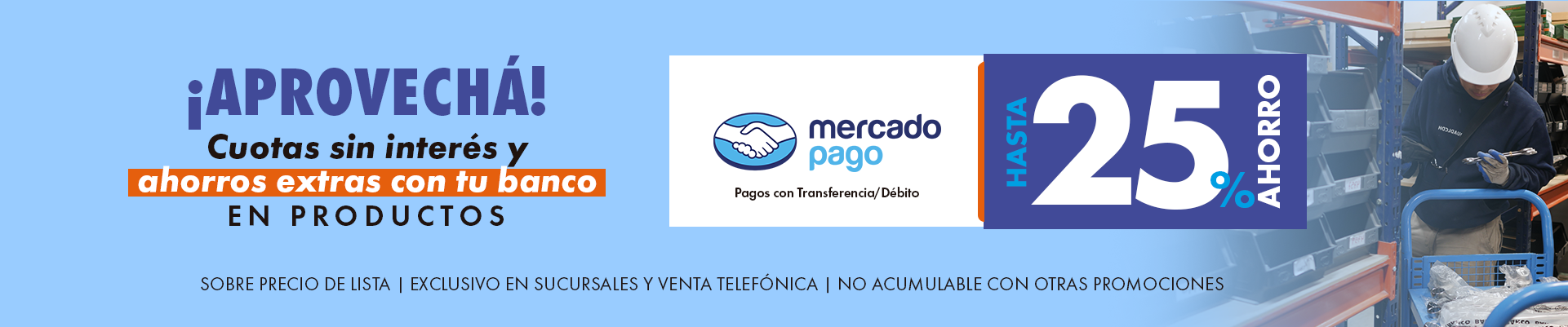 Promocion con Mercado Pago