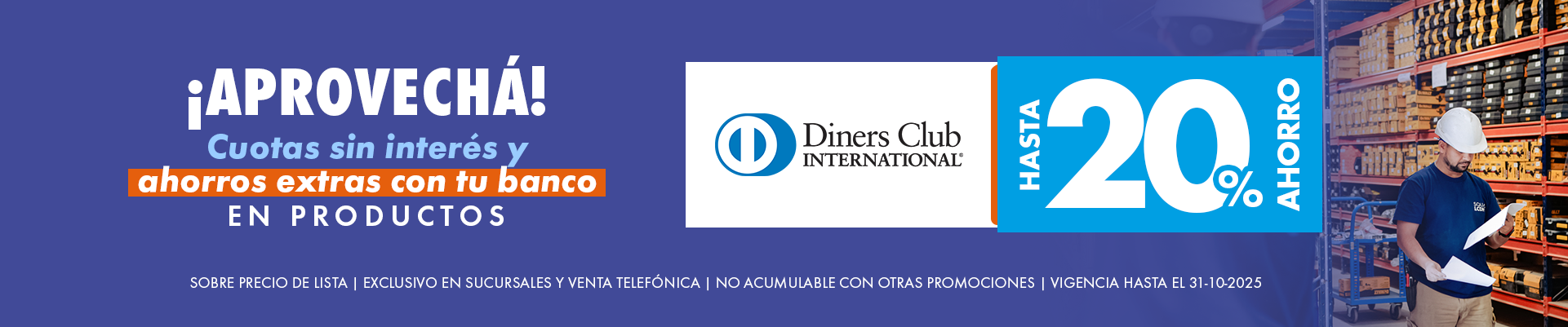 Promocion con Dinners Club