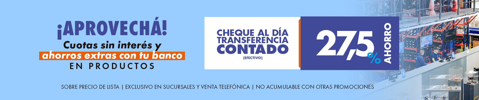 Promocion de Contado