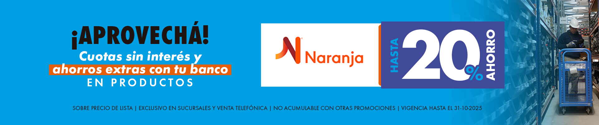 Promocion con Tarjeta Naranja