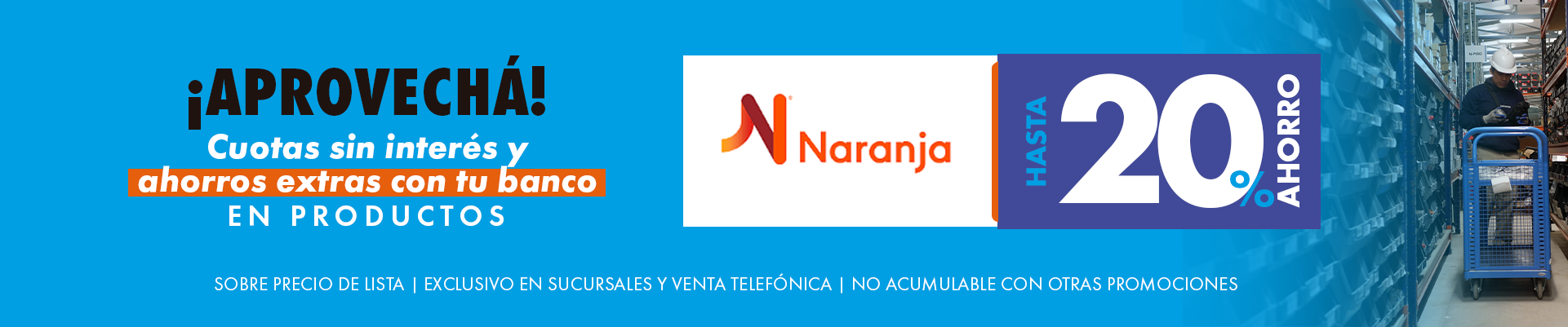 Promocion con Naranja